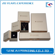 SenCai Jewelry packing paper box with decorative ribbon